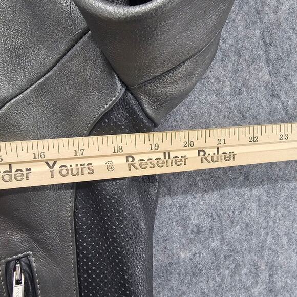 JAMIN LEATHER WOMANS MOTORCYCLE JACKET - Picture 10 of 12